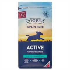 Cooper & Co Active Dry Dog Food - Duck, Pheasant & Spinach